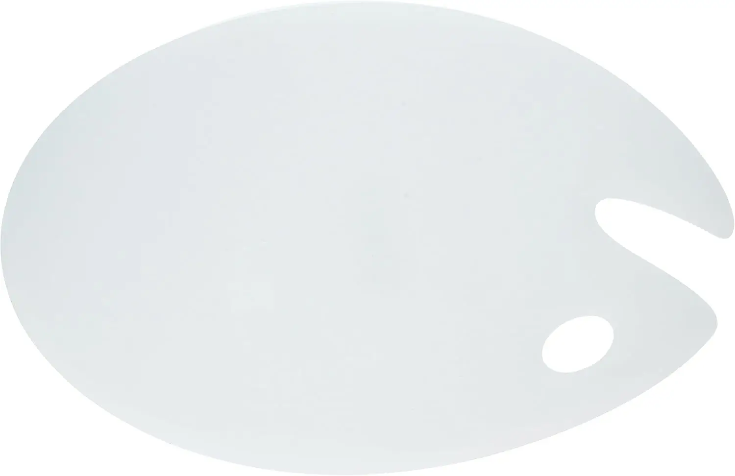 

Deluxe Clear Acrylic Make up/Artist Paint Mixing Palette - Easy Clean