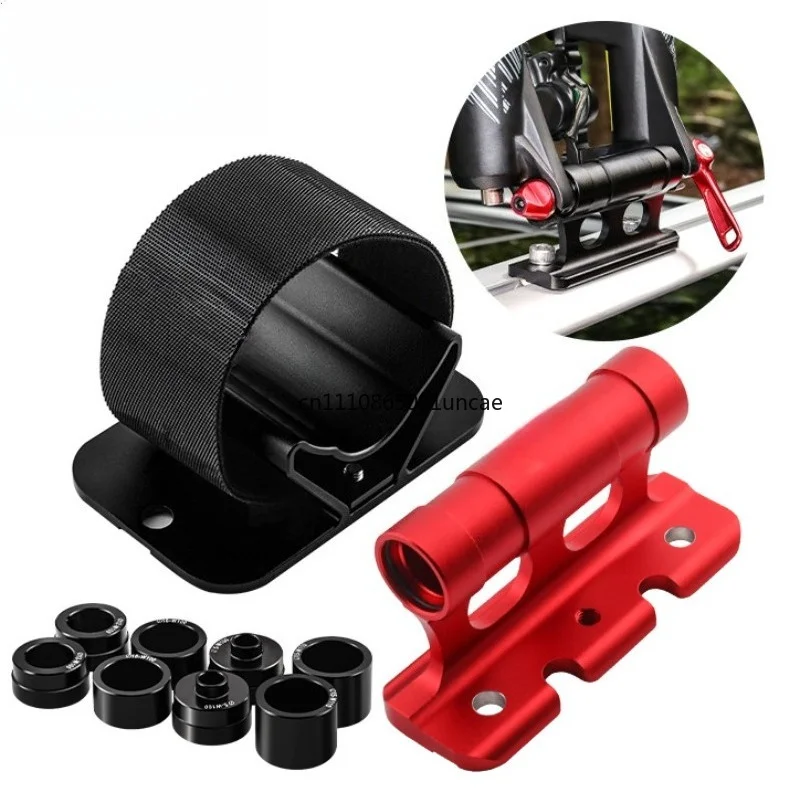 Quick Release Front Fork Bike Mount Bracket Car Rear Wheel Luggage Rack Fixing Holder Cycling Replacement Accessories