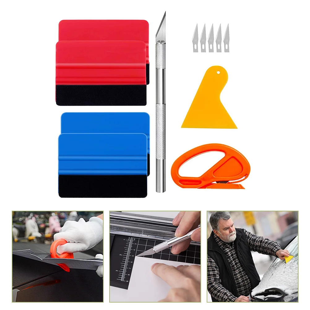 

1Set Vinyl Wrap Tool Kit Professional Car Window Tint Tools for Fast Film Application Sharp Blades Ideal for DIY and Pro