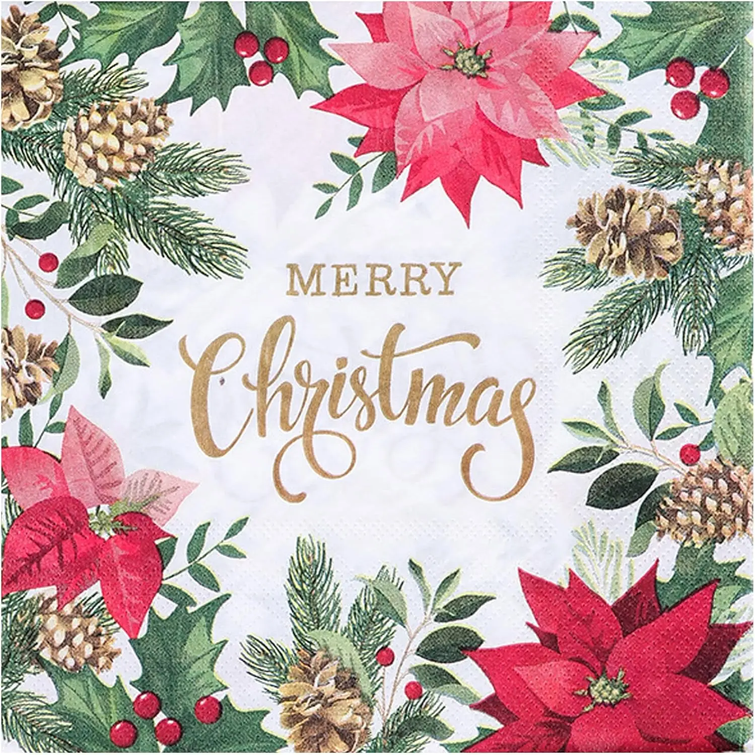 

Christmas Napkins, Santa Claus Xmas Christmas Paper Napkins, Christmas Napkins Paper Holiday Napkins Christmas Dinner Napkins