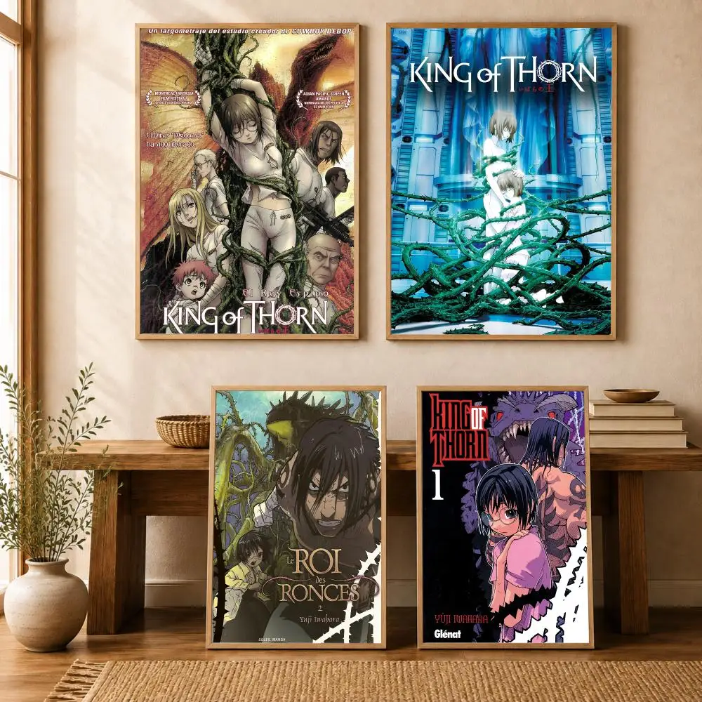 Anime T-The King of Thorn Poster Wall Art Prints for Bedroom Living Room Office Home Decoration Hanging Artwork Gift