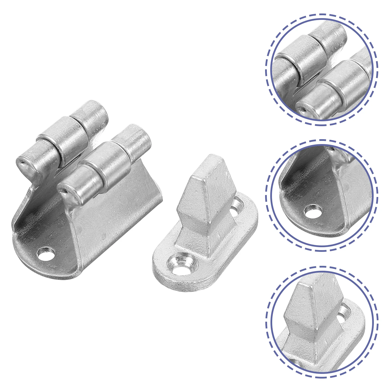 

Stainless Steel Door Lock Locks Stopper for Marine Sturdy Holder Yacht RV Polished Catch Metal Child Fixing