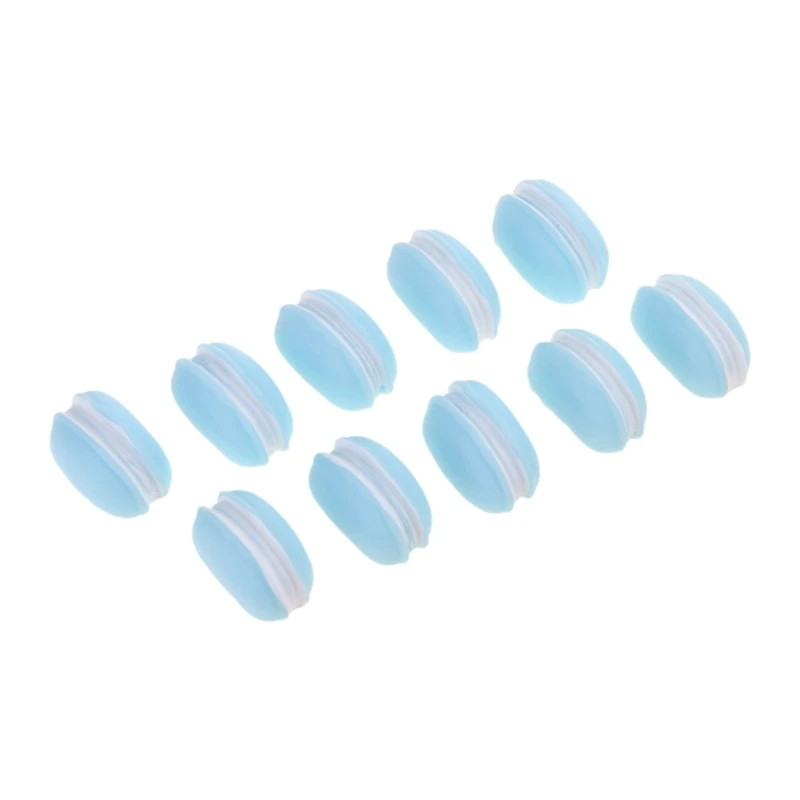 Y1UB Simulation Macaron Cake Artificial Resin 10 Pcs Fake Model