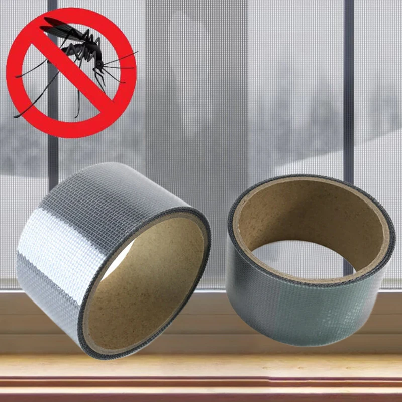 1 Rolls For Window Screen Repair Tape Door Screen Anti-mosquito Mesh Repair Kit Cover Fly Bug Net Window Hole Repaire Tape