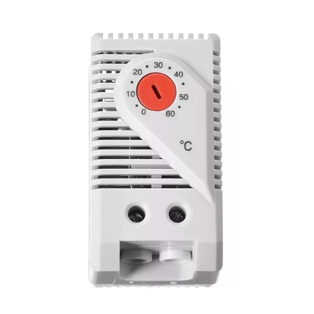 DIN Rail Bimetallic Thermostat Temperature Controller For Communications,wind Power Generation,firefighting Equipment 33*33*60mm