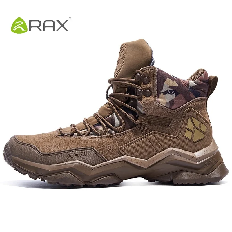 Rax Hiking Shoes Men Waterproof Winter Men Anti-slip Trekking Boot Outdoor Mountain Boot Men hunting Lightweight Walking Shoes