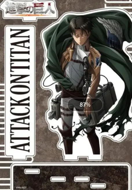 

Anime Levi Ackerman Mikasa Eren Yeager Armin Arlert Figure Doll Game Acrylic Stands Model Cosplay Toy for Gift