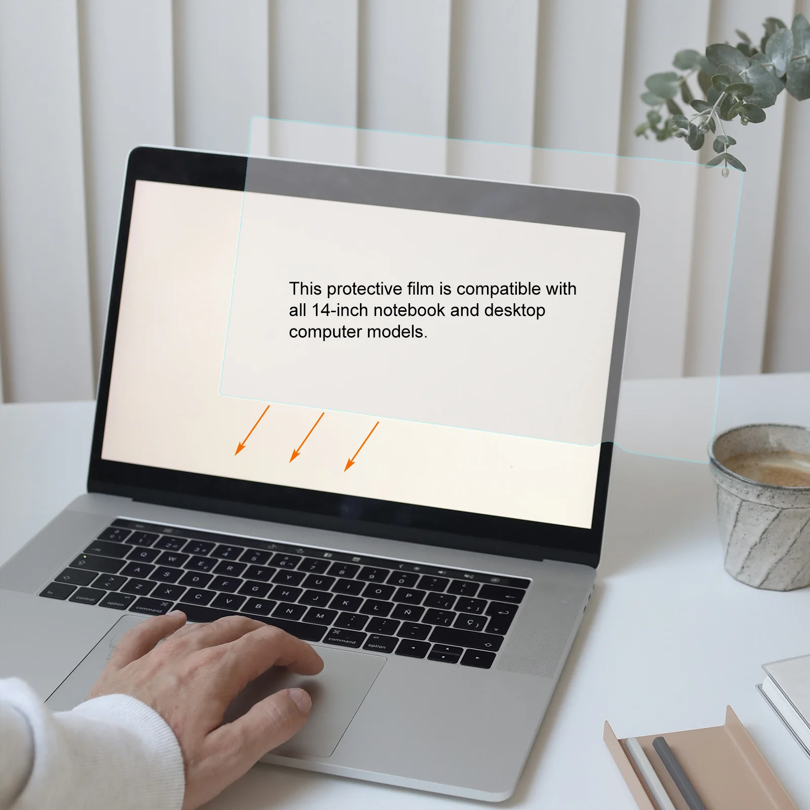 14 Inch Computer Privacy Screen Protector Matte Glossy Dual Side Anti Peeping Leak Proof Film for Laptop Anti Radiation Shield