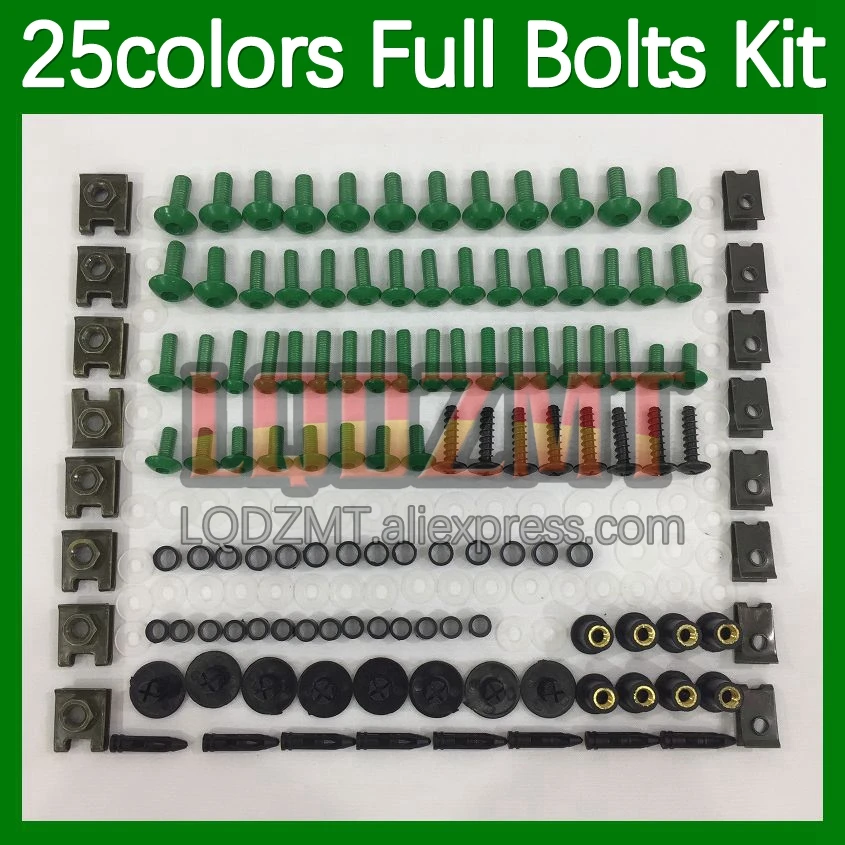 268pcs Body Bolt Full Screws Kit For HONDA CBR600 CBR 600 RR CC CBR600RR 13 14 15 16 17 18 19 20 13-20 Fairing Bolts screw Nut