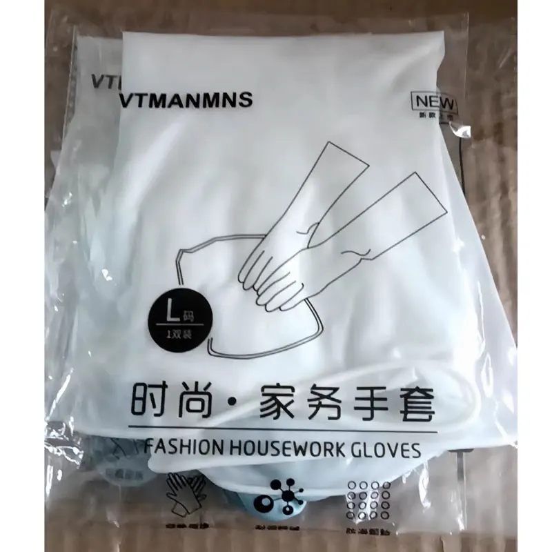 

Легкие прочные пластиковые латексные перчатки для домашних дел, ожидающих штампов для одежды и очистки овощей, водонепроницаемая кухня...