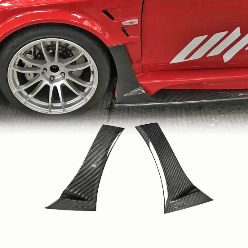 

For Mitsubishi Wing God Evolution10 Carbon Fiber Wide-body Front Sand Board Side Plate Varis Crosswind Knife Installation