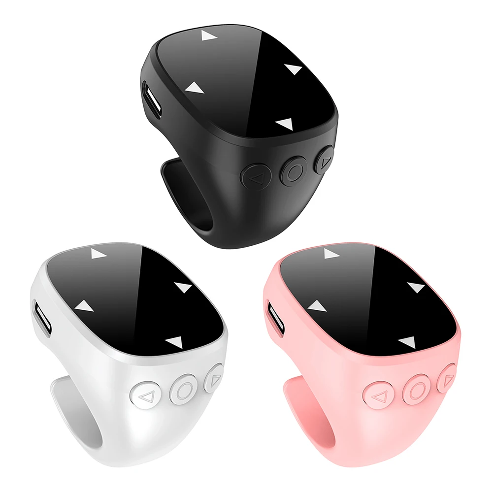 

For TikTok Scrolling Ring BT 5.3 Video Scrolling Remote Control Page Turner Scroller Mobile Phone Video Remote for Android iOS