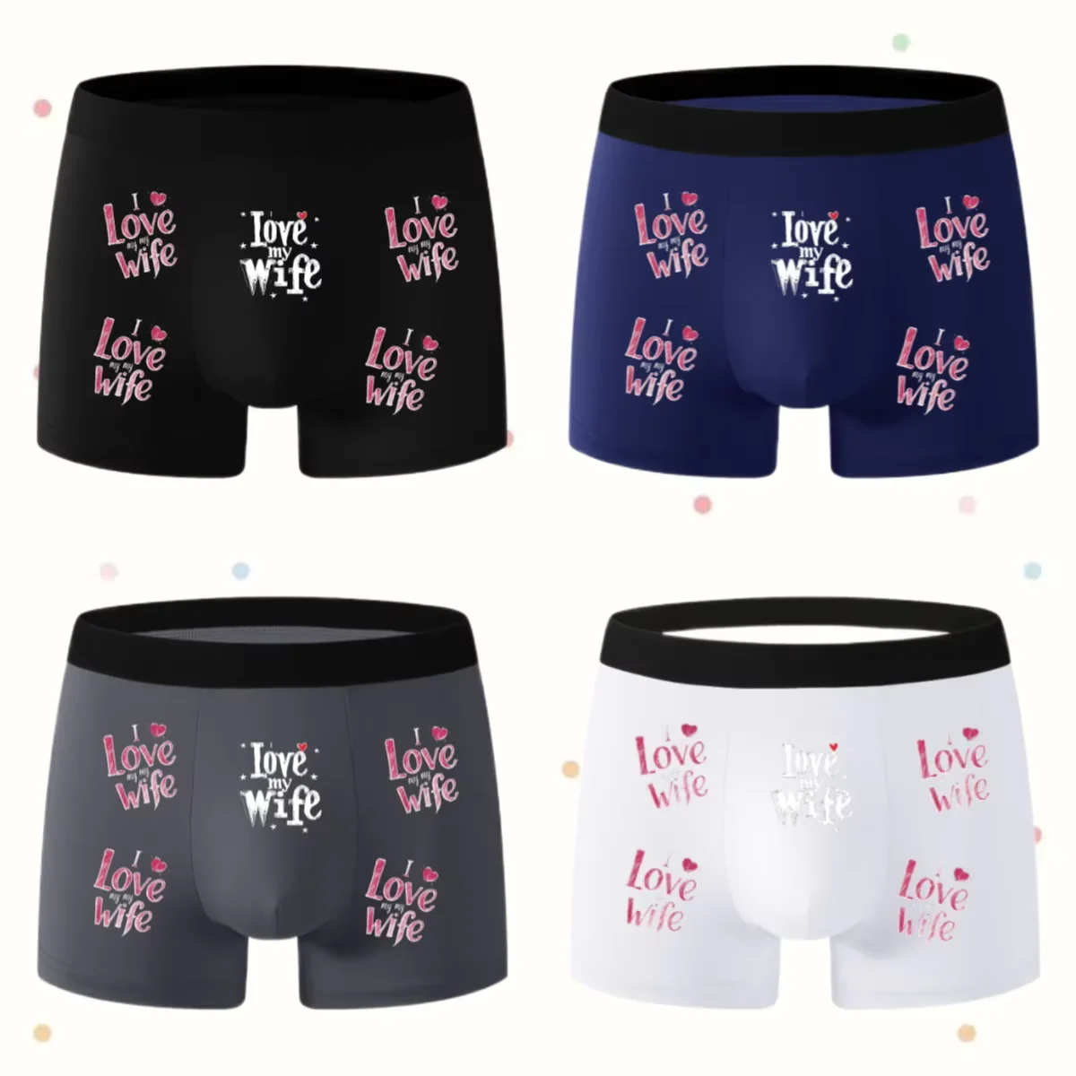 

4 шт. новые облегающие боксеры - это musthave для мужчин, черное нижнее белье на лето 2025 года - удобное, высокое качество.