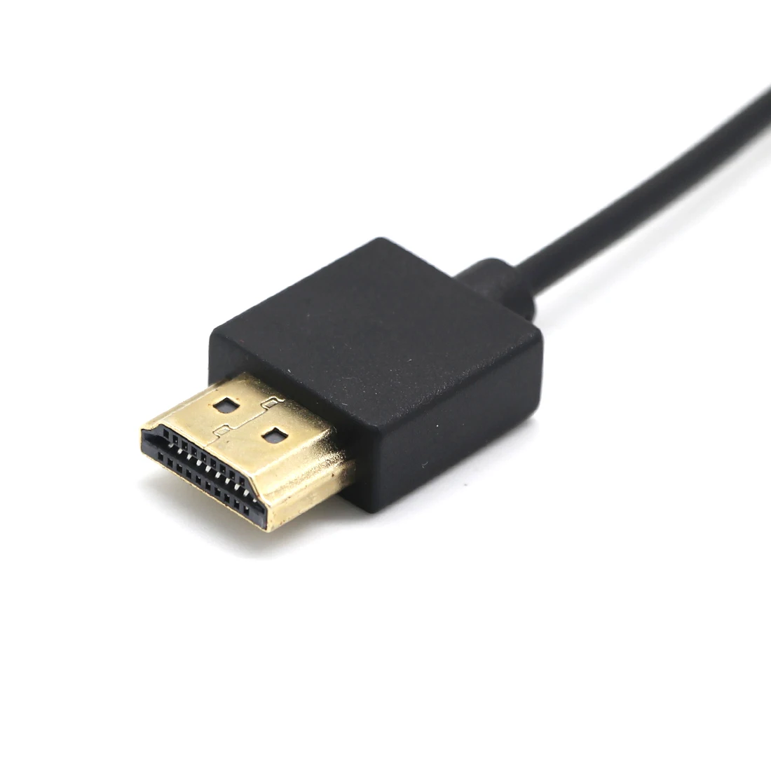 HDMI macho para USB 2.0 Plug Adapter, conector, carregador, cabo conversor, 1.4