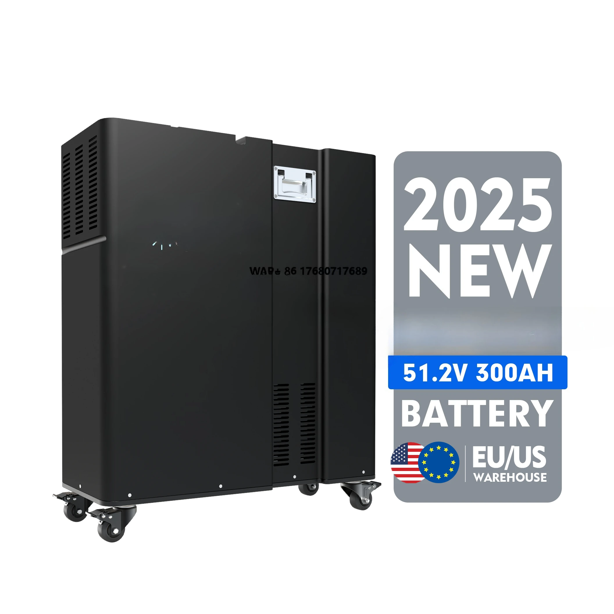 Docan Power NOON 16kWh 51.2V LiFePO4 314Ah بطارية شمسية متحركة عمودية جاهزة للاستخدام التوصيل والتشغيل