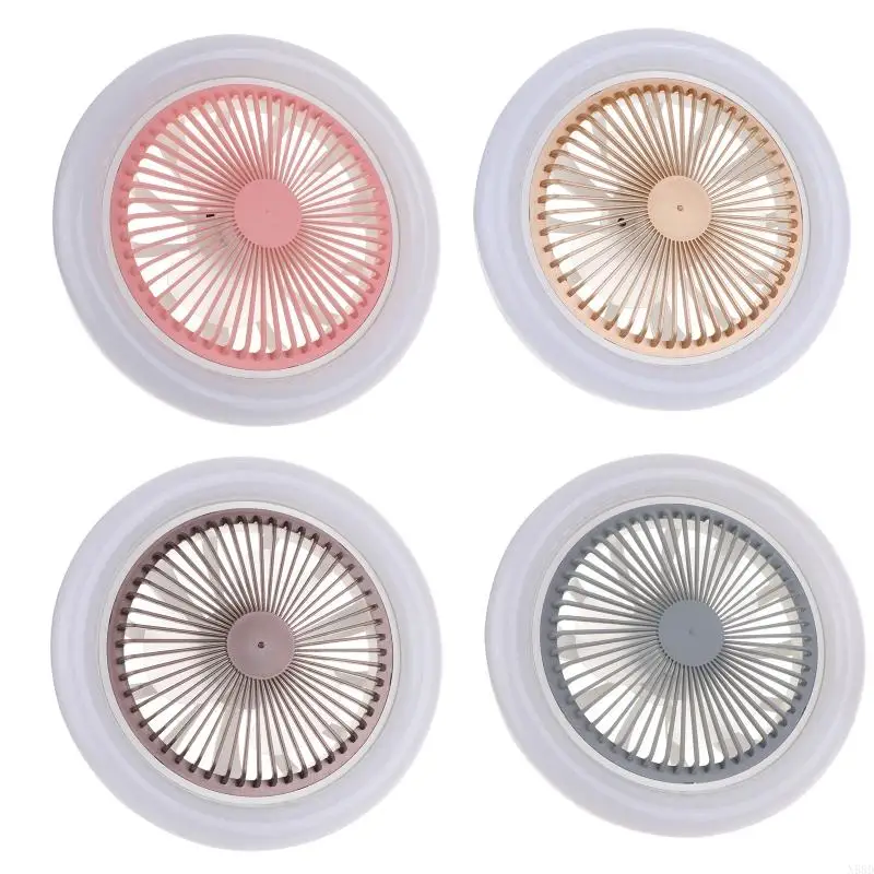85V-265V E27 30W พัดลมพัดลมพัดลมพัดลมพร้อมไฟ LED สำหรับบ้านพักอาศัยในบ้าน N58D