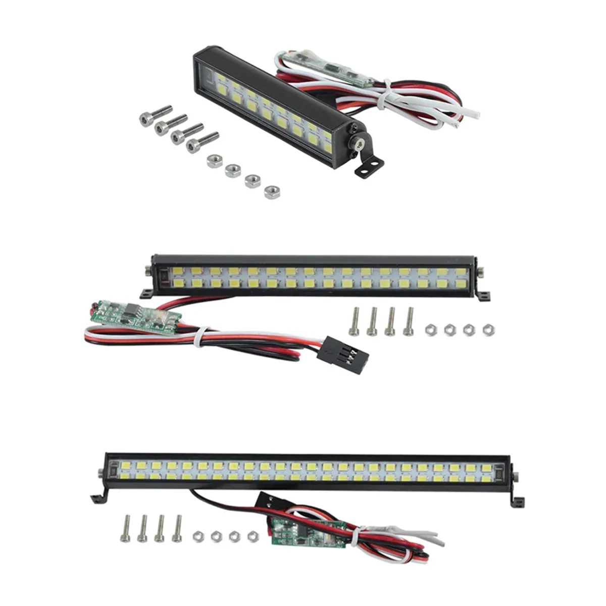 

RC Car Super Bright LED Light Bar Roof Lamp CH3 Control for 1/10 RC Crawler Car Axial SCX10 Capra TRX4 TRX6 D90 CC01 YK4102