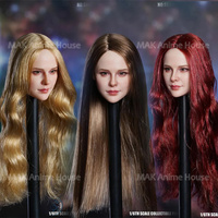 SUPER DUCK SDH036 1/6 Girl Long Hair Head Sculpt Moretz Carving Model Fit 12'' TBL Female Soldier Suntan Action Figure Body