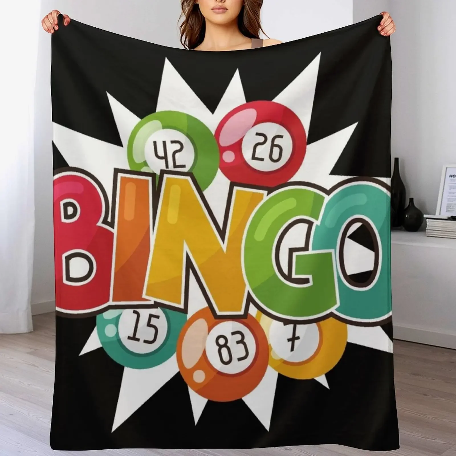 

Best Play Bingo Throw Blanket Hairys Decorative Beds For Decorative Sofa blankets and throws Blankets