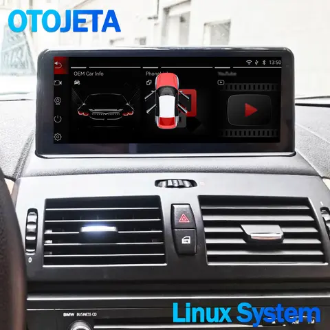10.25inch Carplay Screen Display Video Vi Link Recorder Multimedia Carplay For BMW X3 X4 X5 X7 E90 E83 CIC 2006-2010 Car Linux