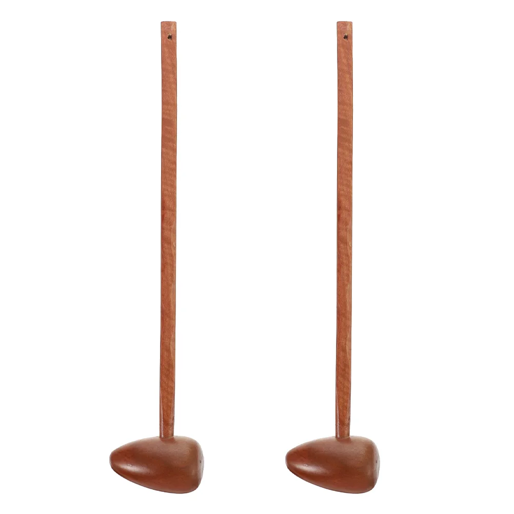 

2pcs Wooden Massage Hammer Back Massager Spherical Body Tool Claw Relief Stress Home Use Eco Friendly Promote Circulation Muscle