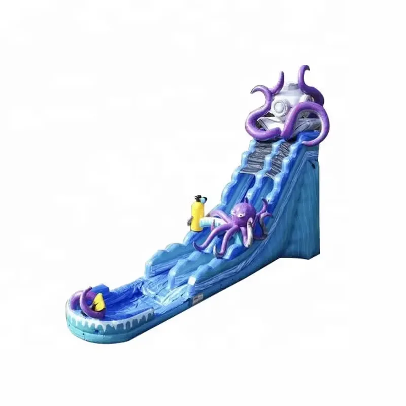 NEW 2024 Deep Sea Dive Water Slide (25 Feet Tall) Inflatable Octopus Water Slide Inflatable Water Slide for Sale