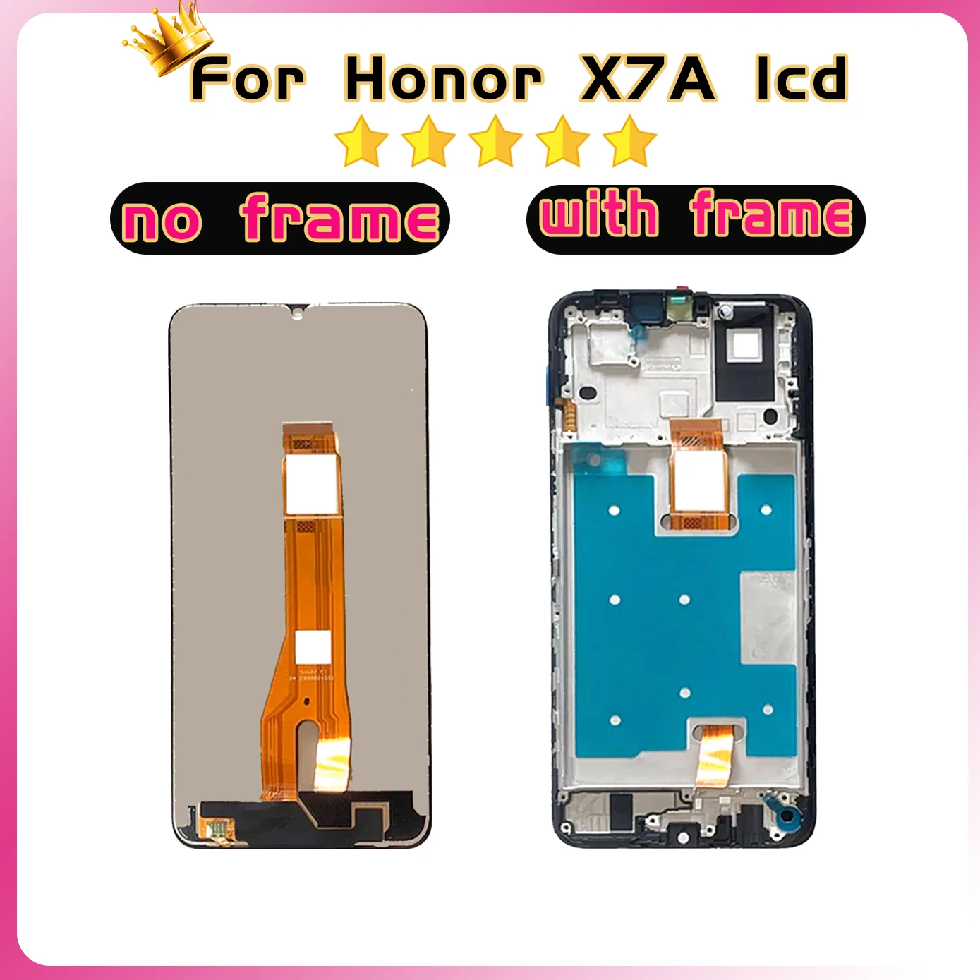 LCD Display Touch Screen Digitizer Assembly para Huawei, Honor X7A, Play 40 Plus, 6.75 ", X7a, RKY-LX2