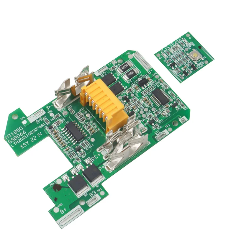 BL1815 custodia per batteria agli ioni di litio protezione di ricarica circuito stampato PCB indicatore LED scatola per etichette per custodie Makita 18V 1.5Ah 3.0Ah