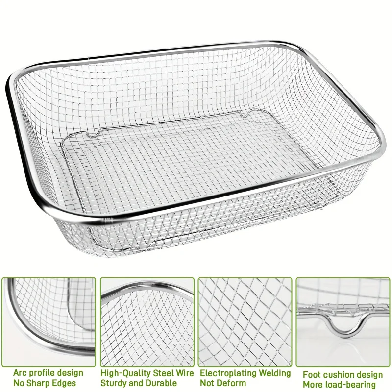 

Stainless Steel Soil Sifter - 1/4Inch Mesh Gardening Screen，Suitable for rock filtration、Compost and Sand，Durable Rustproof