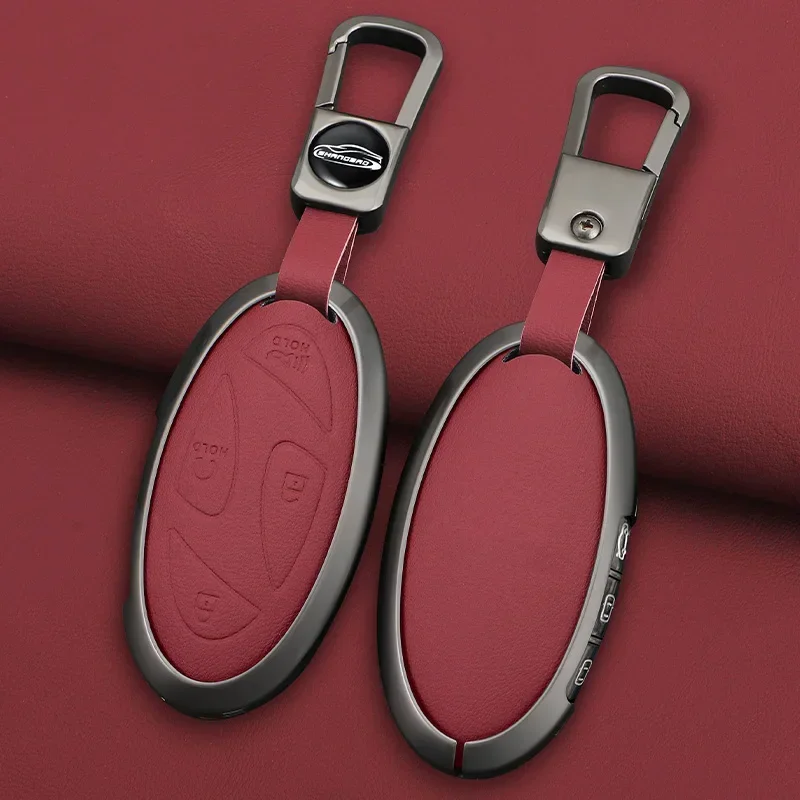 سبيكة + جلدية حافظة مفاتيح السيارة غطاء مفتاح شل فوب حامل ل جديد كونا SX2 لشركة هيونداي أيونيك 6 جديد الجائزة الكبرى GN7 اكسسوارات السيارات