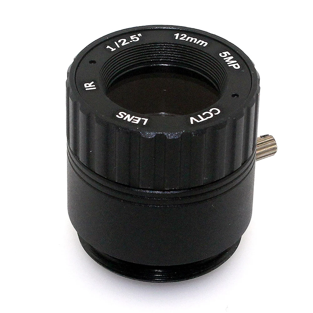 3MP 5MP 8mm 12mm 16mm Lens CS Mount Fixed 1/2.5 inch CCTV Lens For HD 1080P/4MP/5MP AHD Camera Box Camera Explosion Proof Camera