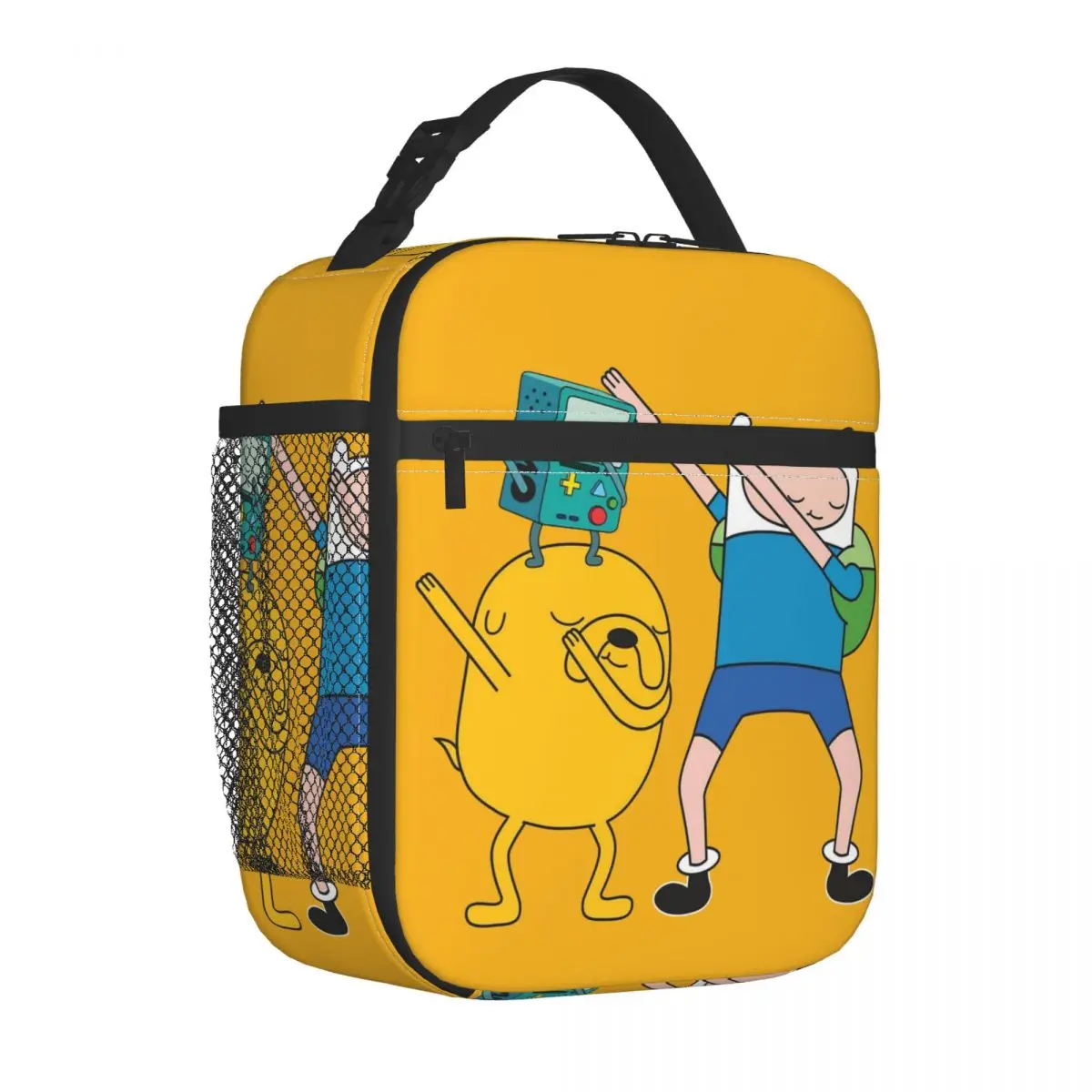 

Finn Jake BMO Dab Adventure Times Insulated Lunch Bags Cooler Bag Lunch Container High Capacity Tote Lunch Box Food Storage Bags