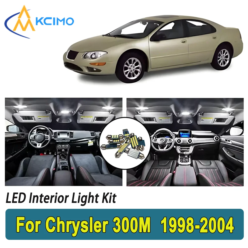 

New Light Bulb For Chrysler 300M (1998-2004) Premium Bright LED Interior Dome Map Trunk Light Kit Car Led Lamps Canbus Car LED