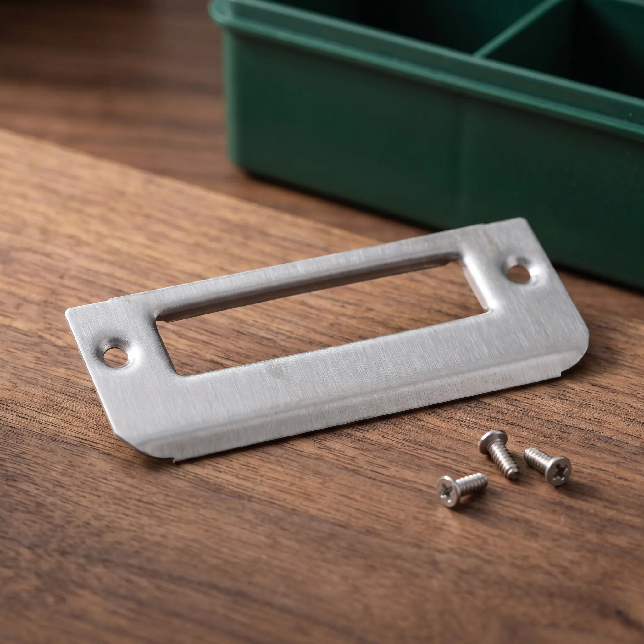 6Pcs Door Latch Strike Plate Stainless Steel Precise Latch Guide Plate for Wood Doors Hotel Room Apartment Replacement Lock