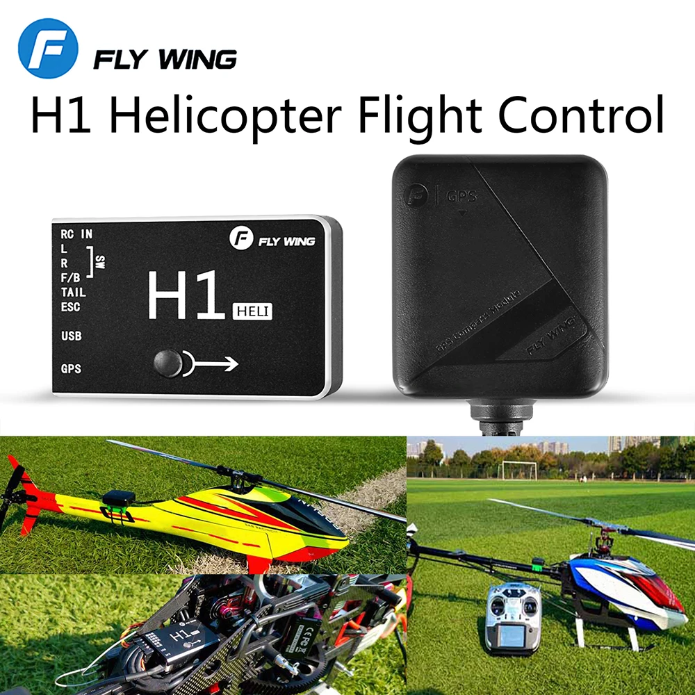 

FLY Wing H1 RC GPS Helicopter Flight Controller 6CH Flybarless RC Gyro System for FW2450L FW450 ALIGN T-REX SAB GAUI Helicopter