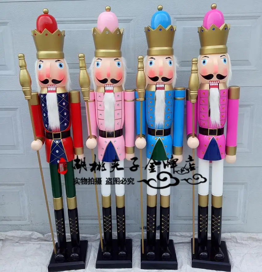 1.5M Nutcracker Puppet Nutcracker Birthday Home Bar KTV Mall Cafe Ornament