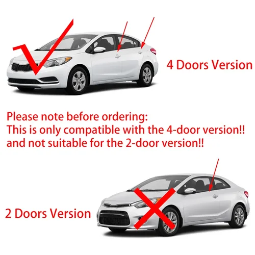 Imagen 2 del producto Para KIA K3 Cerato Forte Ceed 2 2013-2018 cubierta de espejo retrovisor lateral de coche tapa de ala puerta Exterior caja embellecedora accesorios de coche