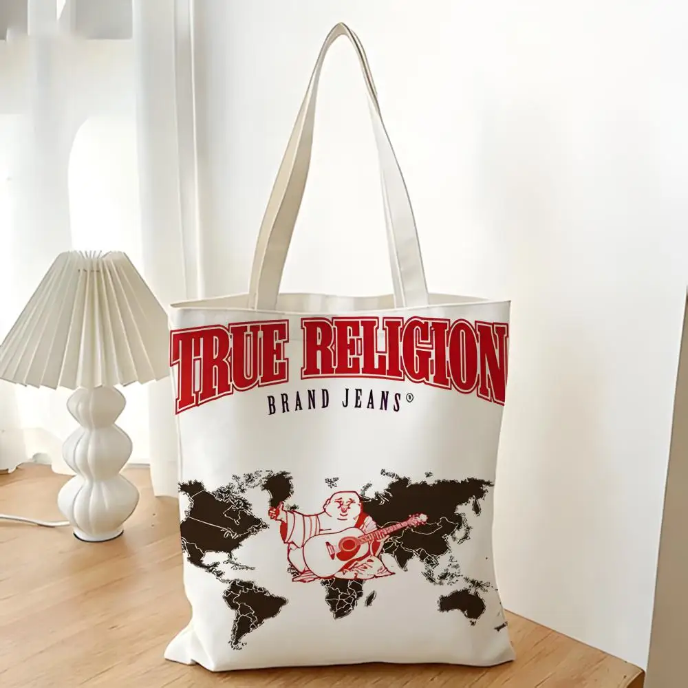 Trendige Denim Religion Aufbewahrungstaschen Canvas-Tragetasche - Festliche Große Handtasche für Picknick, Reisen und Einkaufen – Detail 11
