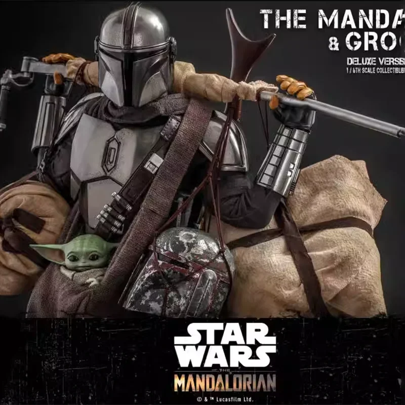 Original Star Wars Anime Figure The Mandalorian Action Figure Statue Model Collection Decoration Customized Products Toys Gifts