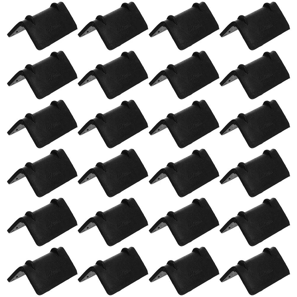 

100pcs 25mm Thick Black Padding Plastic Corner Protectors L Shaped For Shipping Cardboard Guards Edge Protector Furniture Moving