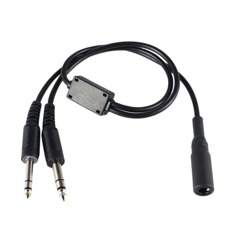 

Aviation Headphone Adapter To General Aviation Headset Adapter Cable For David Clark Avcomm ASA And Ect Headsets With U 174 Plug