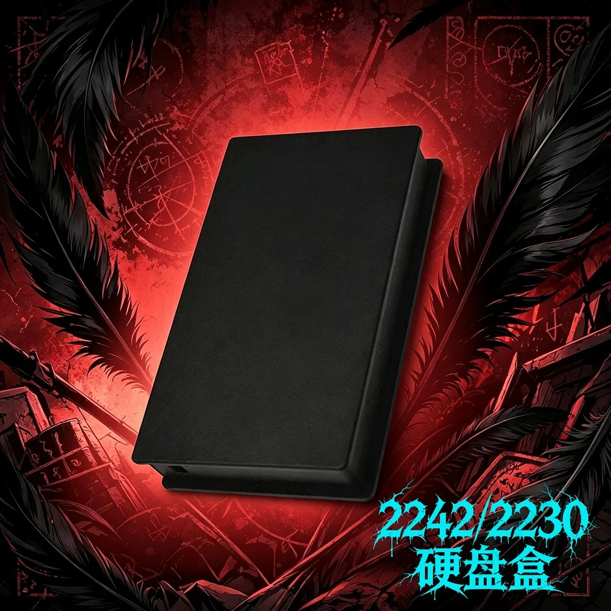For NXEO 2242 Mini M.2 SSD Enclosure, Type-C High-Speed Portable Solid State Drive Case