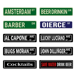 Vintage Metal Tin Signs, 4x16 Inches Size, Welcome, Barber DR, Retro Street Sign, Plates, Art Poster, Outdoor Decor, WY287