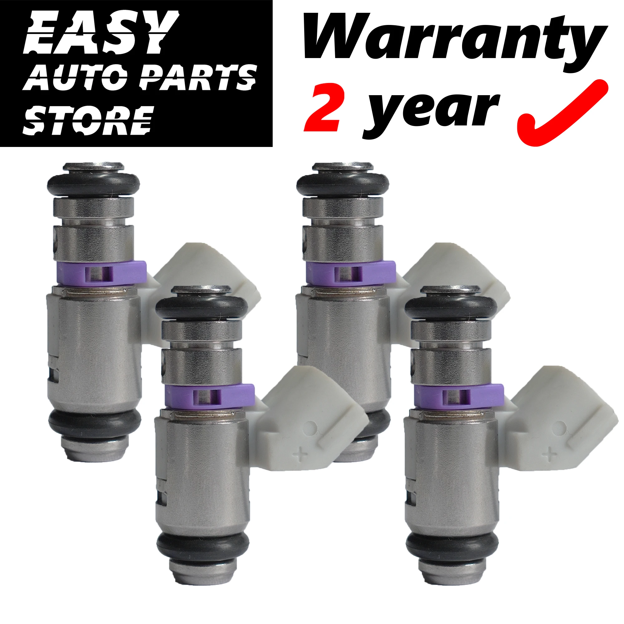 Fuel Injectors,OEM IWP196,For VW Bora Golf Polo For Skoda Fabia Seat Ibiza Leon,Set of 4,brand new,2 year warranty