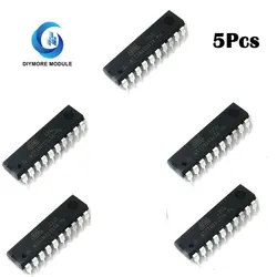 5Pcs  ATTINY2313A-PU ATTINY2313 ATTINY 2313 DIP20 MCU 8-bit Microcontroller Chip Programmable Flash