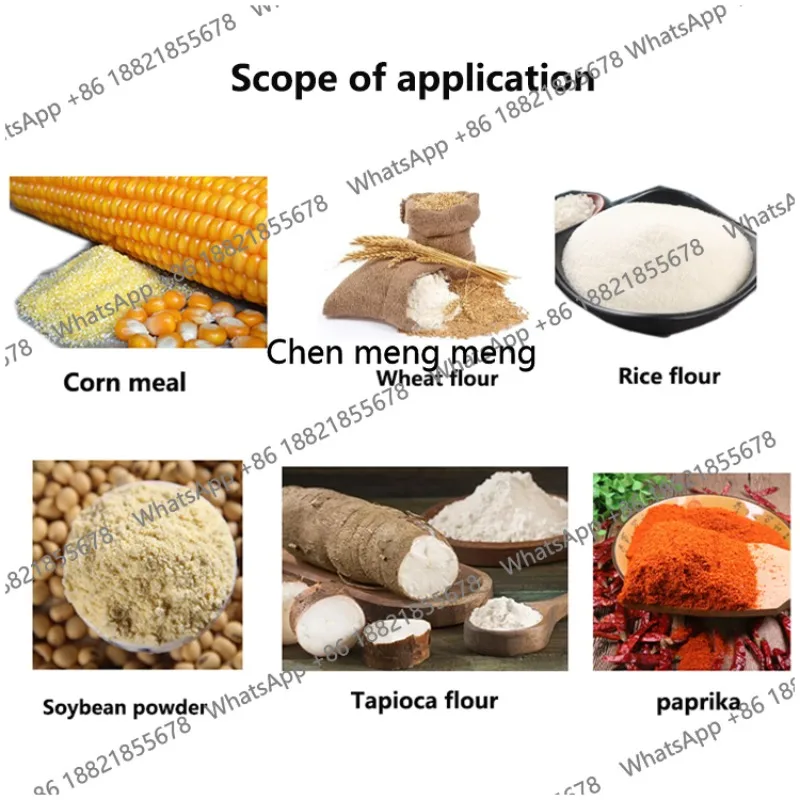 TTR-130 300KG/h Automatic Flour Milling Machine Rice Mill Wheat Flour Mill 6