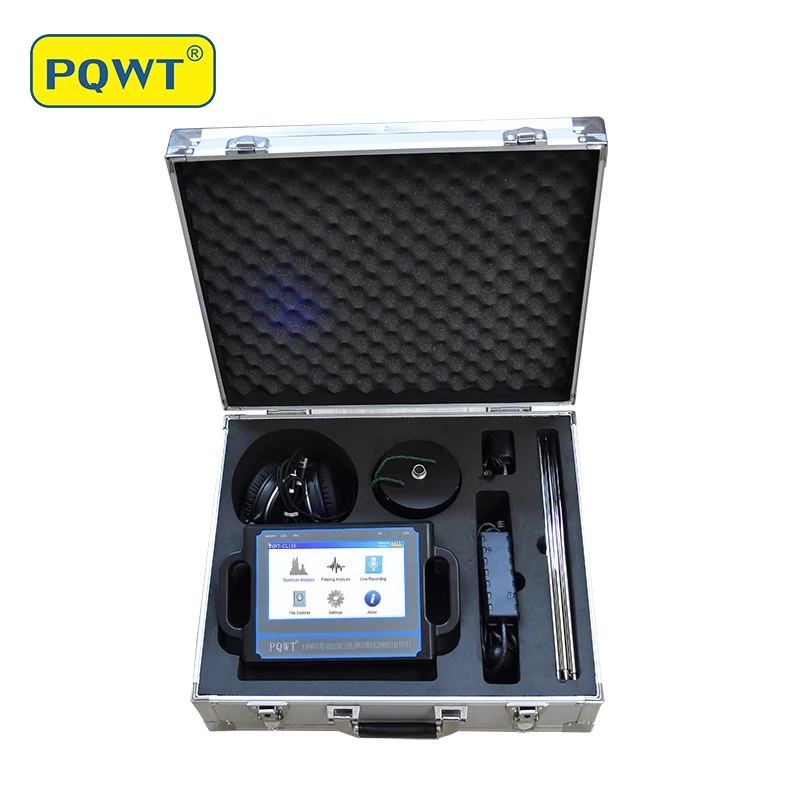 PQWT-CL600 Acoustic Equipment Water Pipe Detector 6 Meters Underground Pipeline Water Leak Detector