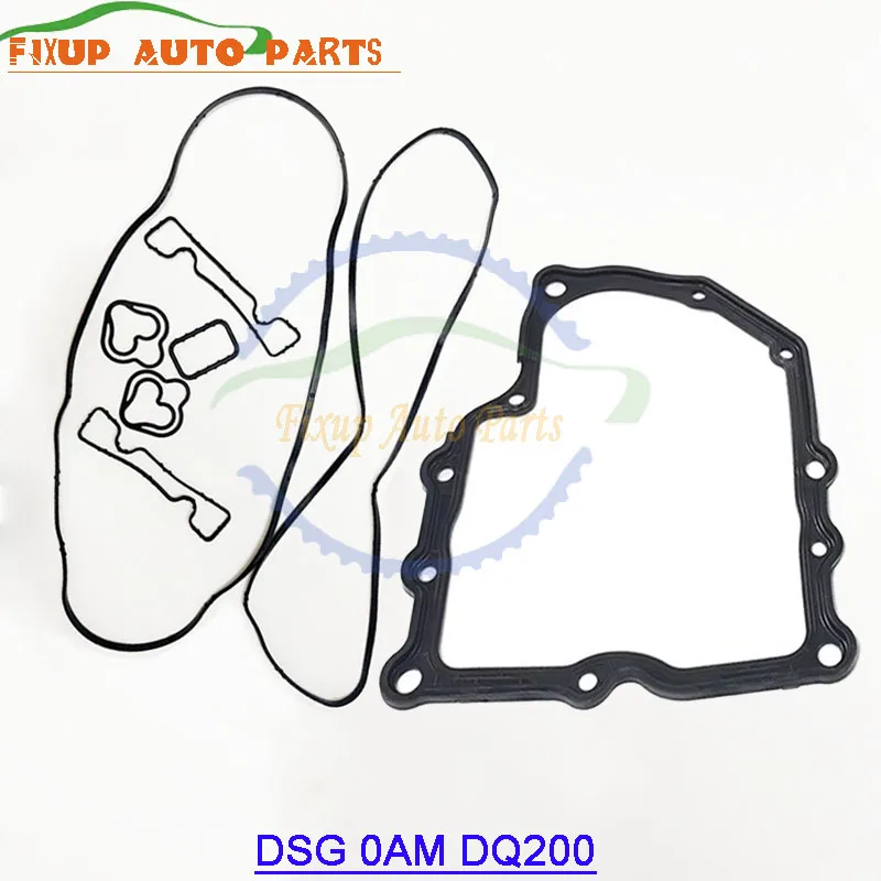 

1~2 Sets 0AM DQ200 Auto Transmission Valve Body Sealing Ring Oil Pan Gasket TCM Seal For Audi VW Skoda Passat Magotan DSG 7Speed