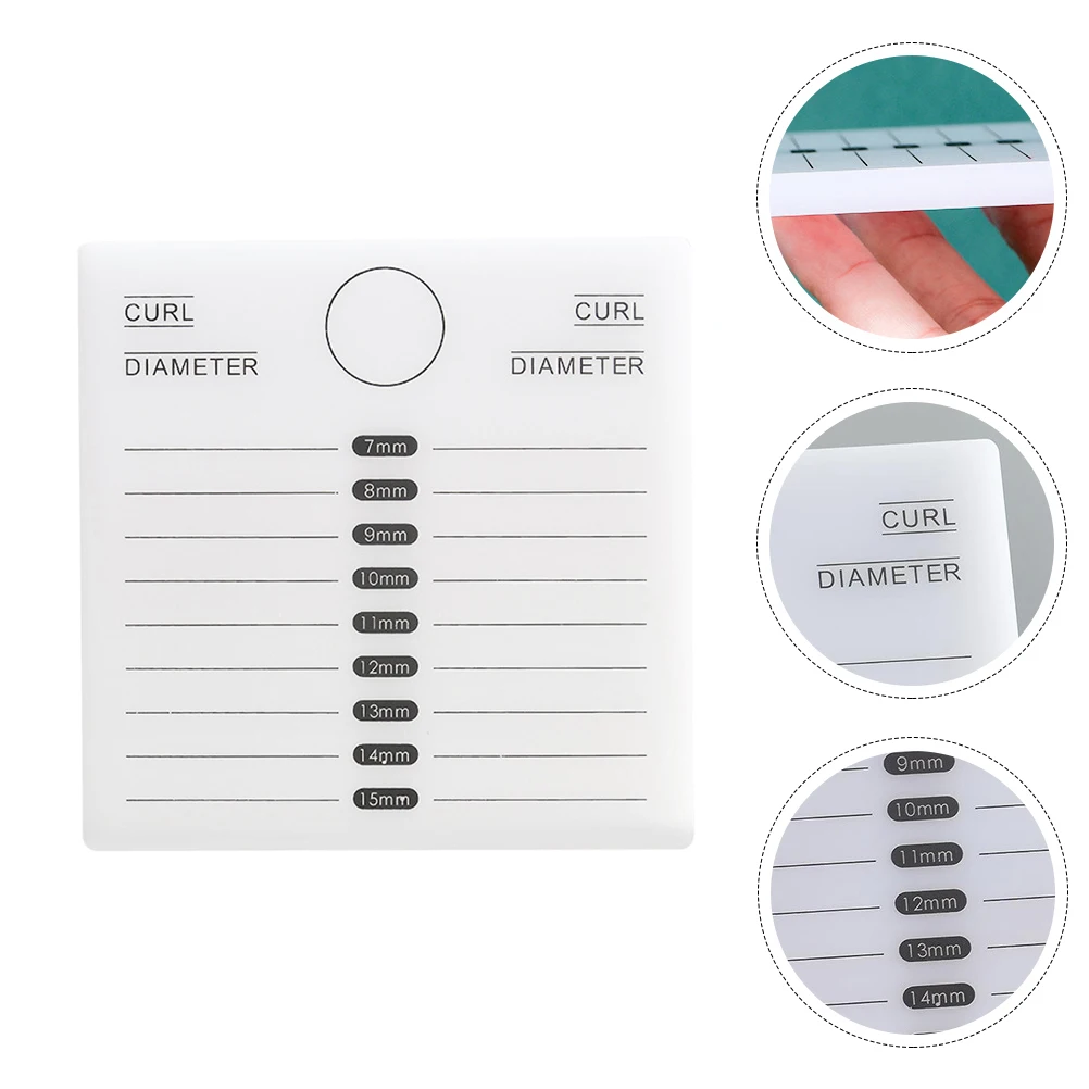 

Eyelash Extension Accessories Pallet Tray Glue Holder Tool White for Extensions Supplies