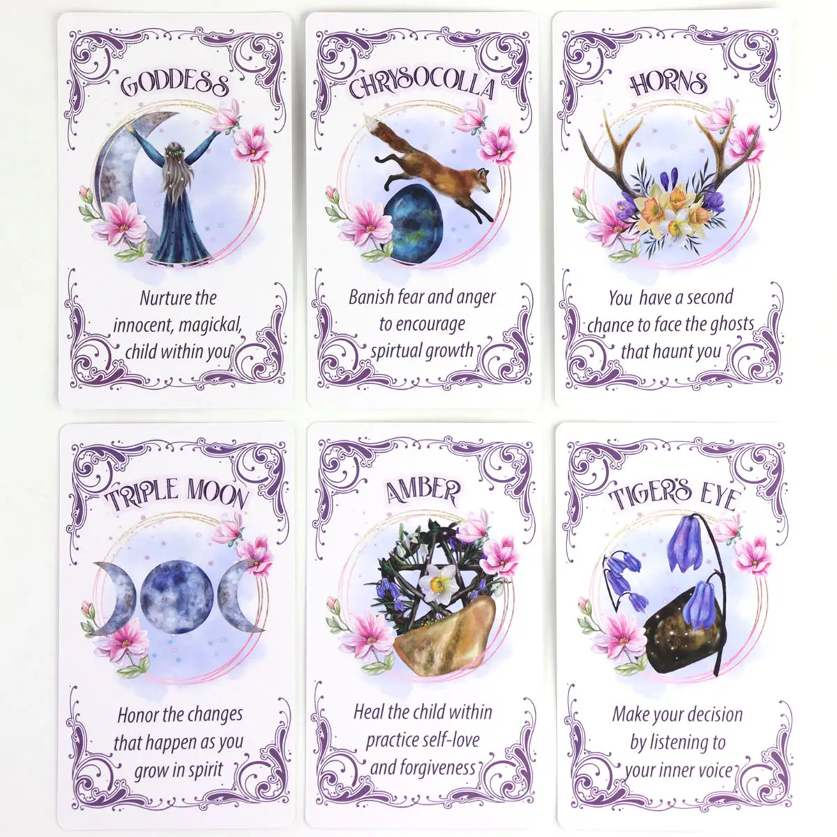 12*7 سنتيمتر Ostara Oracle Deck 20 قطعة بطاقات أوراكل ، سطح المذبح الملهم لاستقبال الرسائل الإلهية